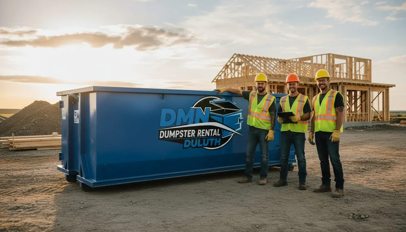 Serving Duluth and the Twin Ports DMN Dumpster Rental Duluth roll-off truck serving Duluth, Superior and the Twin Ports